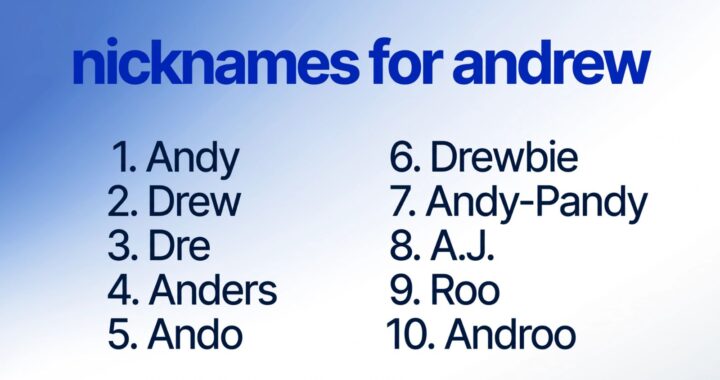 nicknames for andrew