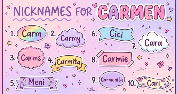 nicknames for carmen