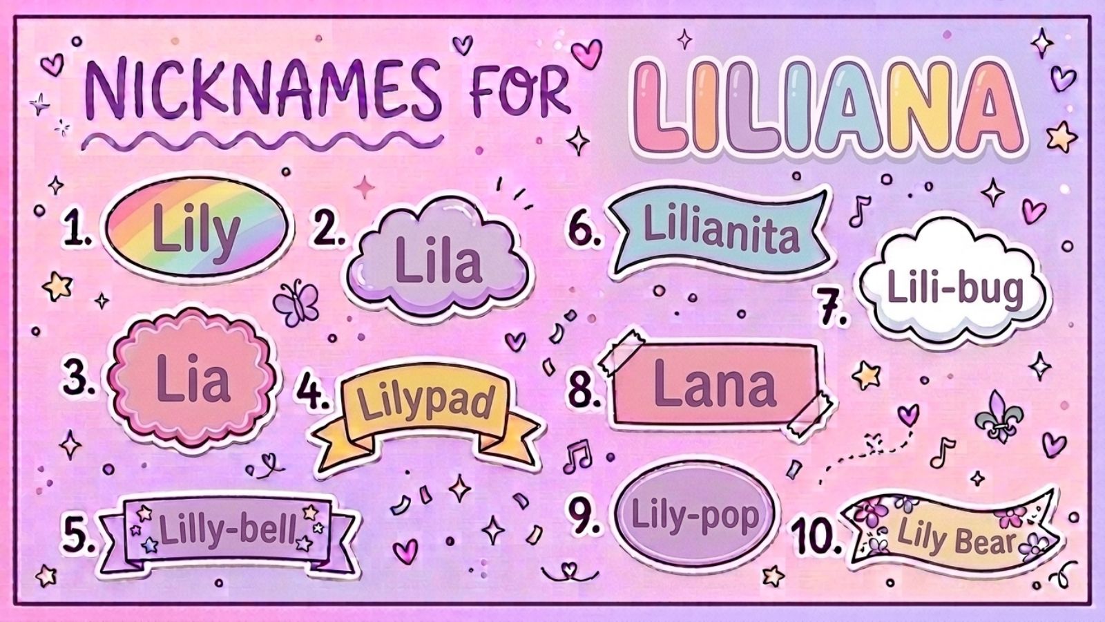 nicknames for liliana